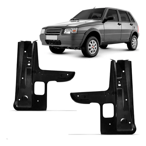 Par Oculos Frontal Compatível Com Fiat Uno Anos 2004 A 2007