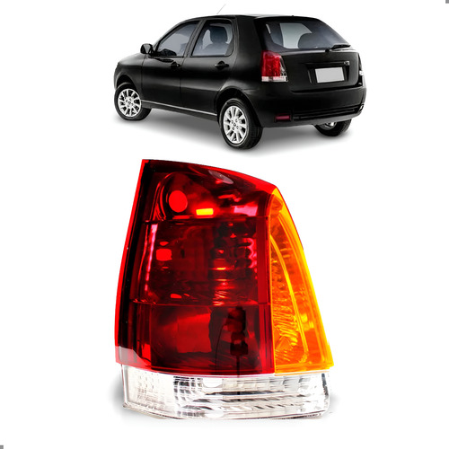 Lanterna Traseira Para Palio 04 05 A 2011 Tricolor 1ª Linha Esquerdo/motorista
