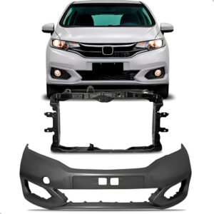 Kit Envolvente E Painel Frontal Honda Fit 2018 A 2021 Novo Preto