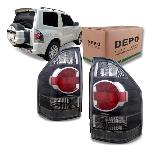 Par Sinaleira Pajero Full 02 Portas 08 09 10 11 12 13 14 Vermelho