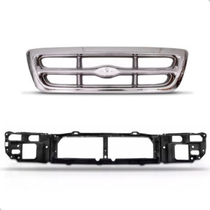Kit Grade E Painel Mini Frente Ranger 4x2 98 A 2004 Cromada