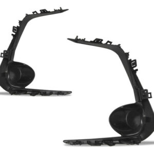 Par Moldura Lateral Parachoque Corolla 2020a 2023 Sem Furo Preto