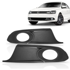 Par Grade Moldura Milha Jetta 2011 2012 2013 2014 Preto