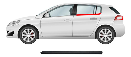 Pestana Externa Traseira Esquerda Corsa 2002 Em Diante