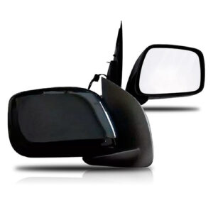 Par Retrovisor Frontier 2008 A 2014 Elétrico Preto Liso