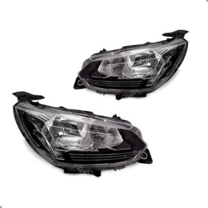 Par Farol Para Peugeot 208 Ano 2020 21 22 23 2024 C/04 Furos Ambos Lados