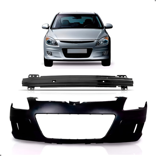 Kit Parachoque E Alma Para Hyundai I30 2009 10 2011 2012 Preto