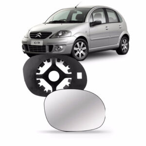Lente C/ Base Retrovisor Citroen C3 E Xsara Picasso Ate 2011
