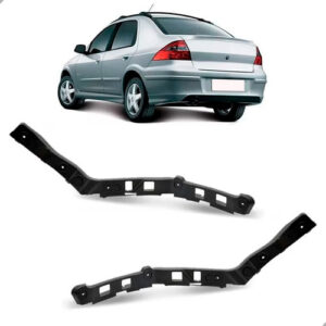 Par Guia Parachoque Traseiro Para Chevrolet Prisma 06 A 12