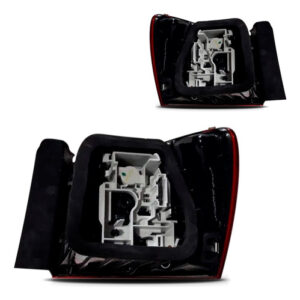 Par Lanterna Traseira Jetta 2015 2016 Fume Sem Led Canto Esquerdo