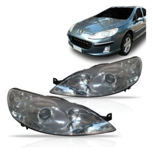 Farol Peugeot 407 Ano 06 2007 2008 2009 2010 Manual 1ª Linha Direito/passageiro