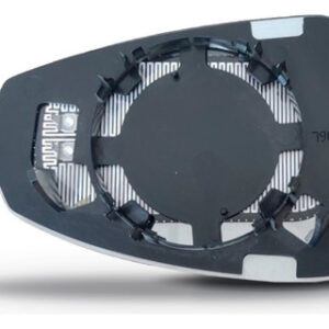 Kit Pisca E Lente Do Retrovisor Para Audi 2013a2016 Esquerdo Preto