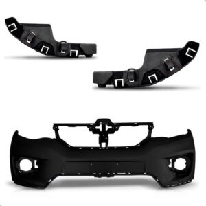 Parachoque Kwid 2017 A 2022 Dianteiro Com Par Guias Preto