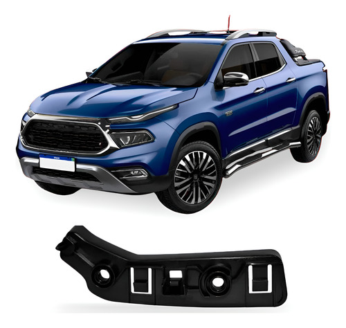 Suporte Guia Toro 2023 A 2025 Parachoque Dianteiro Esquerdo