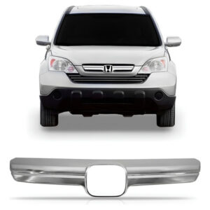 Friso Cromado Grade Radiador Crv 2007 2008 2009 Cromado Ambos Os Lados