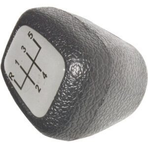 Manopla 5 Marchas Acrilico Prata Monza Kadett Preto