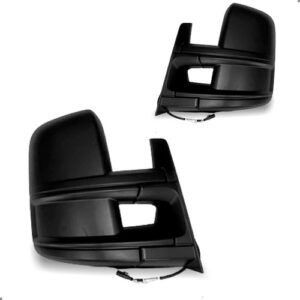 Par Retrovisor Eletrico Delivery 2017 A 2025 Braço Curto 12v