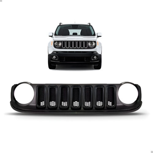 Grade Para Jeep Renegade 2015 2016 A 2018 Com Friso 1a Linha