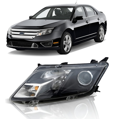 Farol Ford Fusion 2010 2011 2012 1ª Linha - Esquerdo/motorista