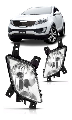 Par Farol Milha Auxiliar Sportage 2011 2012 2013 2014