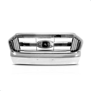 Parachoque E Grade Para Ford Ranger 2016 A 2019 1a Linha  Preto