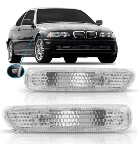 Par Sinaleira Paralama Lateral Serie 3 1998 1999 2000 2001 Cristal