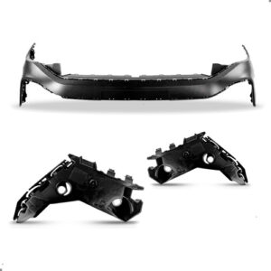 Kit Envolvente T-cross 2019 A 2024 C/furo Sensor Com Guias Preto