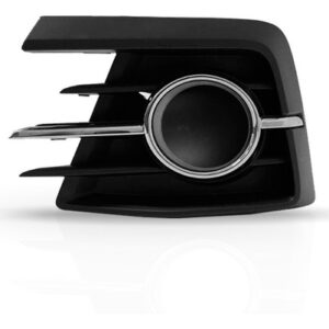 Par Grade Moldura Milha Gol Voyage G7 16 17 S/ Furo Milha Preto