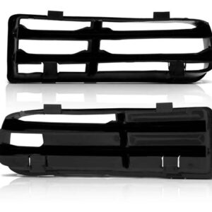 Par Tela Moldura Inferior Parachoque Dianteiro Golf 99 A 06. Preto