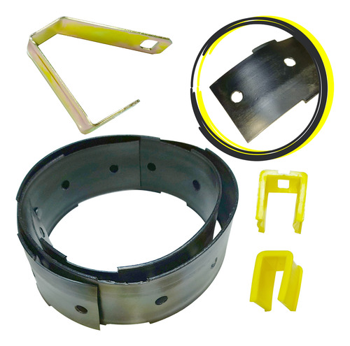 Jogo Feixe Mola Traseira Fiorino Panorama 1981 A 1987