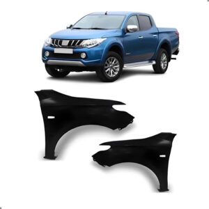 Par Paralama Triton 2017 A 2020 Furo Pisca Sem Furo Moldura