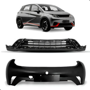 Kit Parachoque Para Byd Dolphin 2023 A 2025 Sup. E Inferior Preto