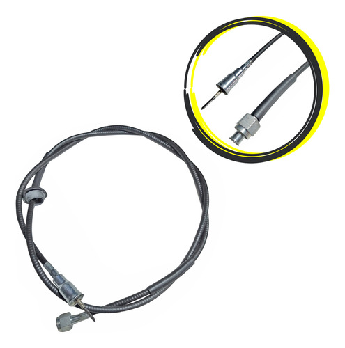 Cabo De Velocimetro 1550 Mm D20 Tacometro 1985 Em Diante