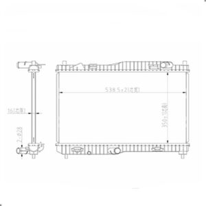 Radiador Para Ford Ka 2015 A 2022 Com Ar Automático