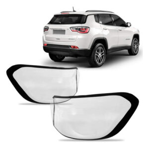 Par Lente Lanterna Traseira Compass Trailhawk 17 A 21 Canto Cristal