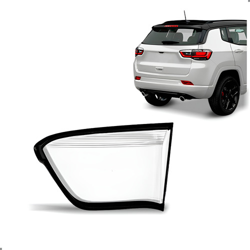 Lente Lanterna Traseira Mala Para Compass 2022 A 2026 Direito