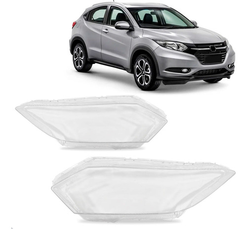 Par Lente Farol Dianteiro Para Honda Hrv 2015 2016 2017 2018