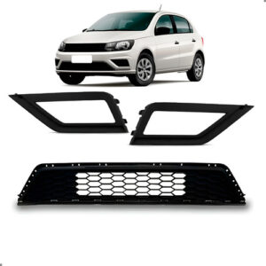 Kit Grade Para Saveiro Gol G8 2019 2020 Com Molduras Milhas Preto