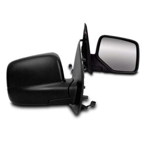 Par Retrovisor Ecosport 03 A 09 Eletrico Preto Texturizado Direito + Esquerdo