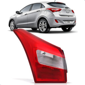 Lanterna Traseira Para Hyundai I30 2013/2016 Canto 1ª Linha Esquerdo Vermelho