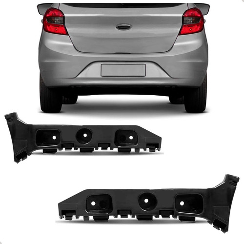 Par Guia Parachoque Traseiro Ka Hatch 2020 2021 2022 2023