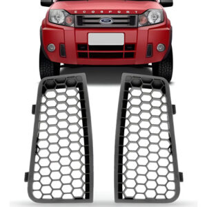 Par Moldura Grade Parachoque Ecosport 12 11 10 09 08 Grafite
