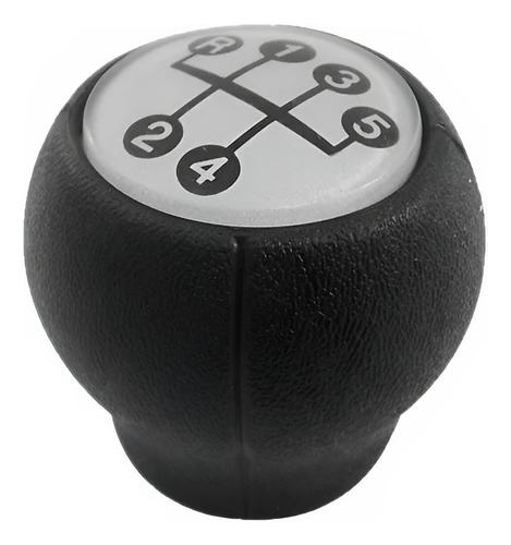 Manopla Bola Cambio Vectra Prisma Celta Nova Lente Prata