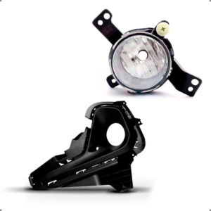 Farol De Milha Para Onix 2020 A 2025 Moldura Grade Esquerda Preto