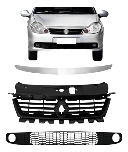 Kit Grades Para Renault Symbol 2009 A 2013 Fosco
