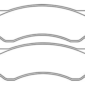 Pastilha Traseira Dodge Ram 1500/2500/3500 05/07 C/