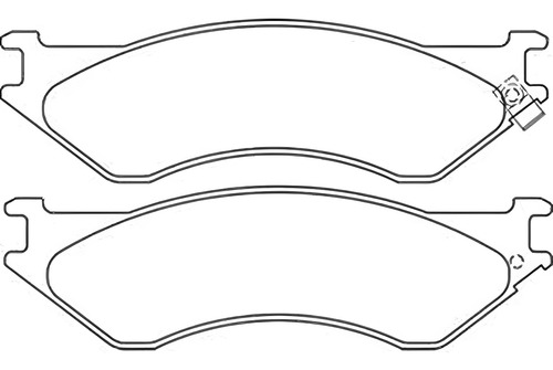 Pastilha Traseira Dodge Ram 1500/2500/3500 05/07 C/