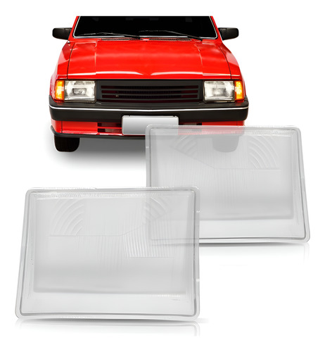 Par  De Lente Do Farol Chevette 1983 A 1996