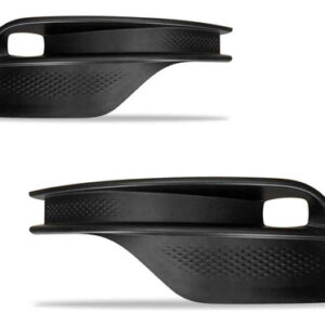 Par Grade Parachoque Dianteiro Compass 2021 A 2023 Com Furo Preto Ambos Os Lados