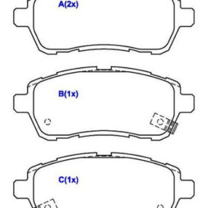 Kit Pastilha Dianteira Fiesta 1.6/ 1.5 2010 Em Diante